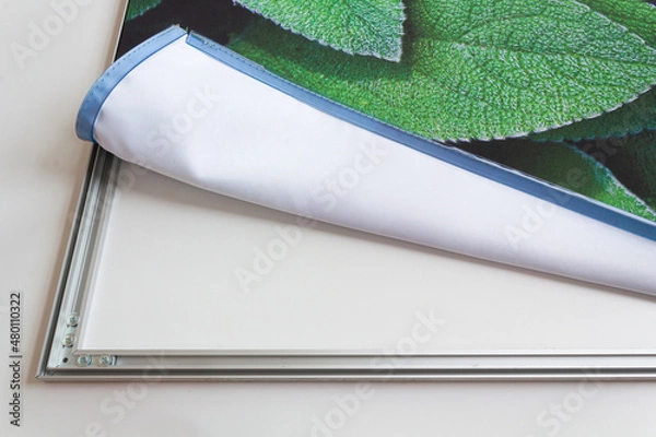 Obraz Picture frames for changing advertising.