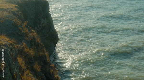 Obraz bright waves on the rocks