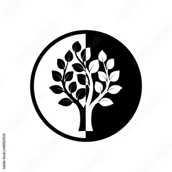 Fototapeta Tree of life icon isolated on white background