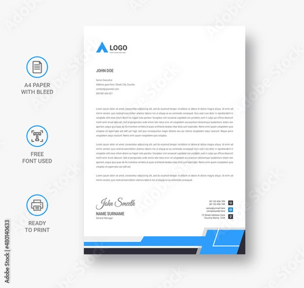 Obraz Creative Letterhead