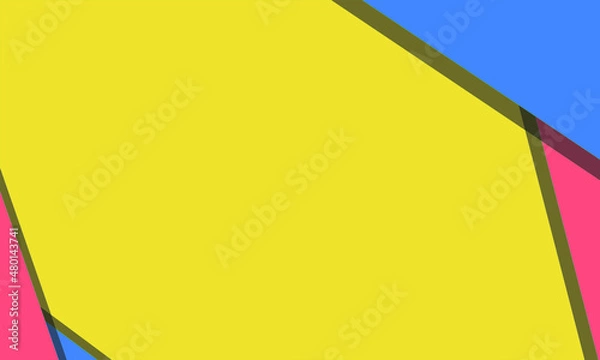 Fototapeta background abstract yellow and blue flags