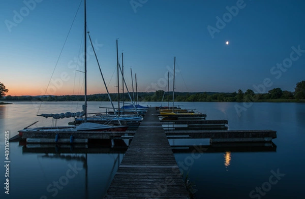 Fototapeta Morgenstunde am Kinzigsee