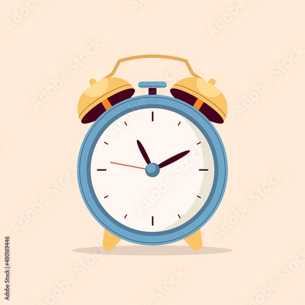 Obraz Alarm clock concept. Vector illustration