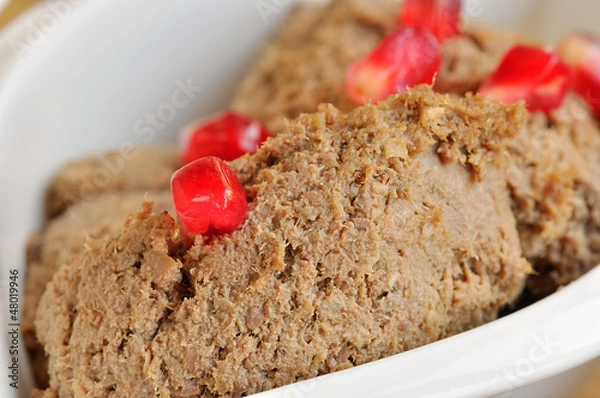 Obraz Turkey pate with pomegranate