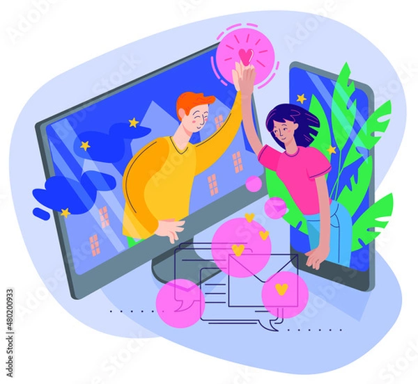 Obraz Long distance relationships