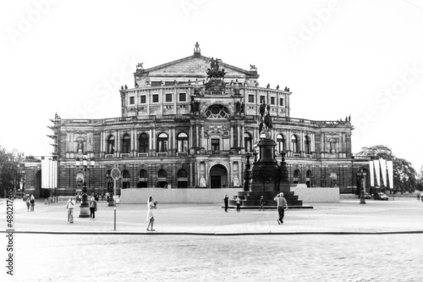 Obraz The opera house, Semperoper Dresden