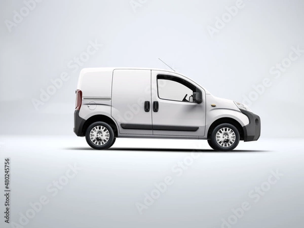 Obraz 3d rendering mock up car