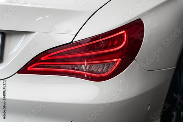 Obraz car headlight detail