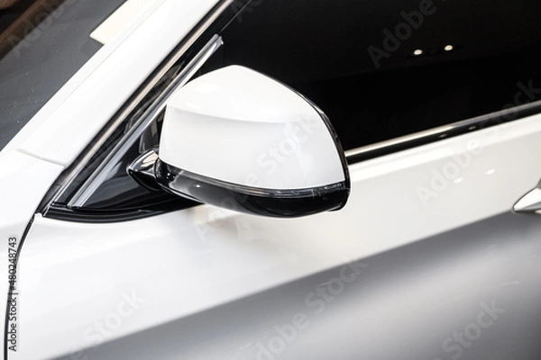 Fototapeta close up of car