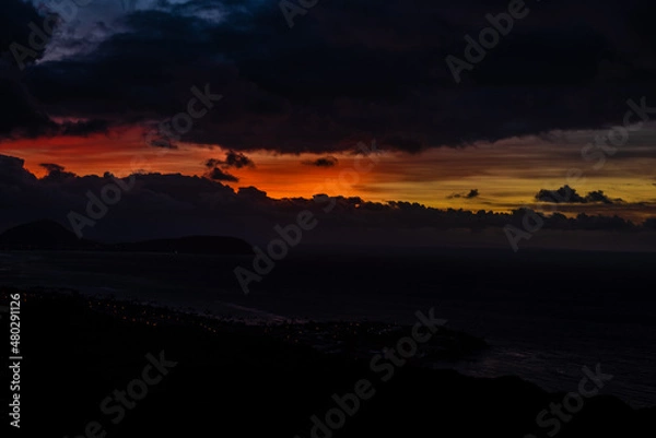 Obraz sunset over the sea