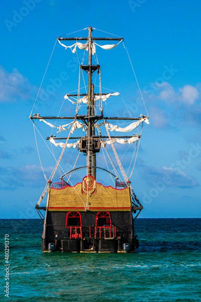 Obraz ship in the sea