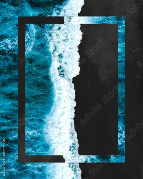 Obraz abstract shoreline, beach