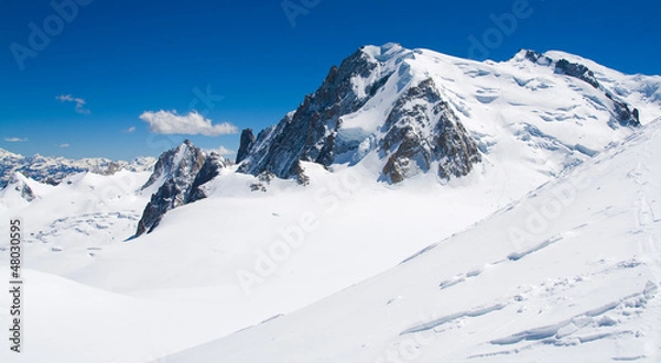 Obraz Monte bianco, traversata mer de Glace