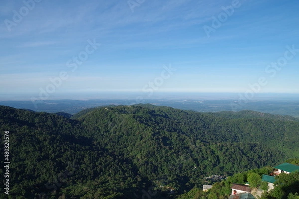 Fototapeta ミャンマー　チャイティーヨーパゴダからの景色