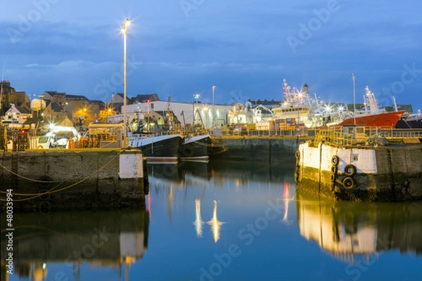 Obraz Fraserburgh Harbour Evening