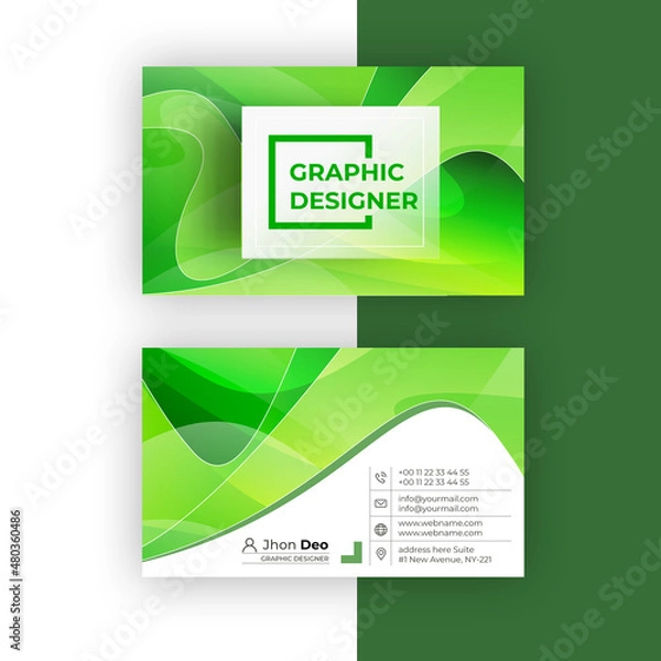 Fototapeta Business Card Set- Creative and Clean Business Card Template.