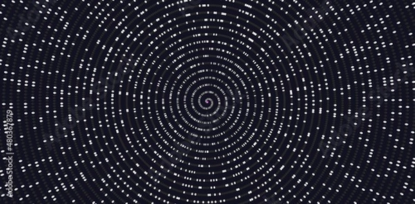 Obraz Prime numbers in 3D, math illustration