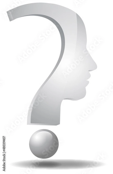 Obraz Question head
