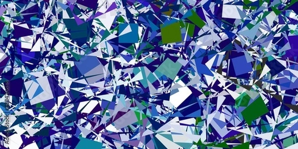 Fototapeta Light Multicolor vector background with triangles.