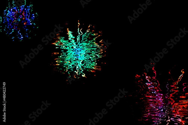 Fototapeta Fireworks Reflection