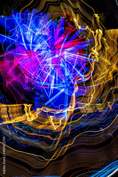 Fototapeta Firework Motion Photo