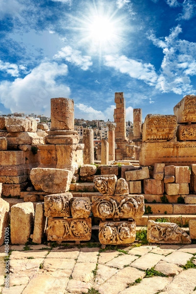 Obraz Roman archeological in Jerash
