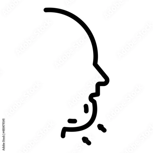 Obraz Liposuction icon outline vector. Fat surgery