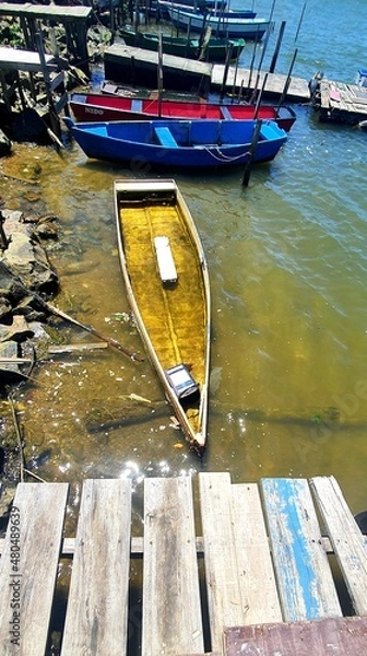 Obraz barquinho de pesca
