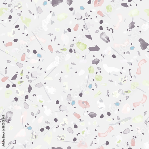 Obraz Terrazzo Texture Vector. Flooring Seamless Pattern