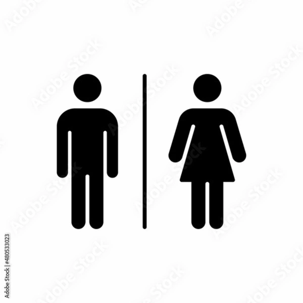 Obraz toilet glyph icon vector