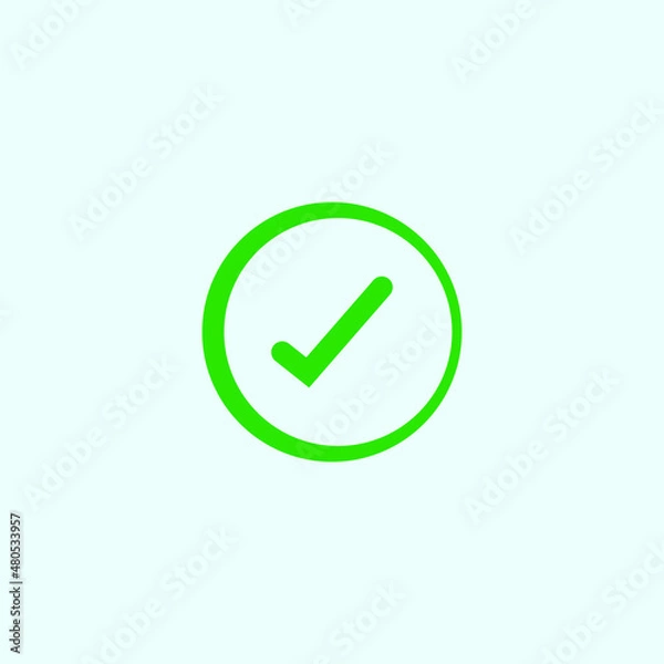 Fototapeta check mark icon