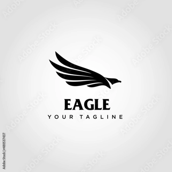 Obraz Eagle logo design vector. Suitable for your business logo