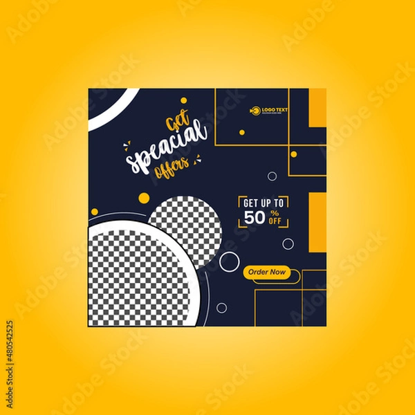 Obraz Restaurant social Media post