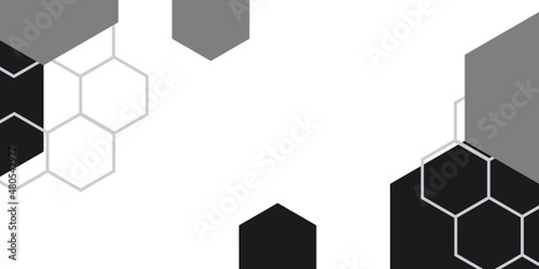 Fototapeta Vector Background - Web Banner with copy space - Abstract Wallpaper - Concept