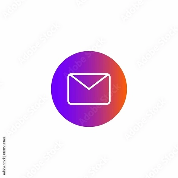 Obraz envelope icon. message. Vector illustration for graphic design, Web, UI, app