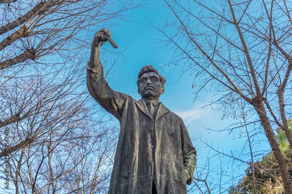 Obraz 台東区　上野恩賜公園の野口英世像