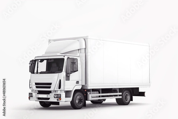 Obraz 3d rendering mock up truck