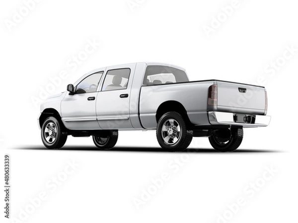 Obraz 3d rendering mock up pickup