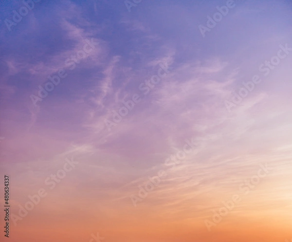 Fototapeta Beautiful sunset sky