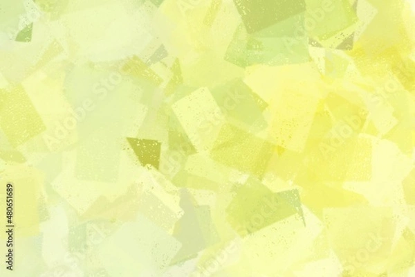 Obraz Pastel colored abstract painting composed of rectangles.
