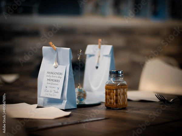 Fototapeta wedding table