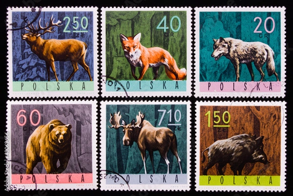 Fototapeta Postage stamp