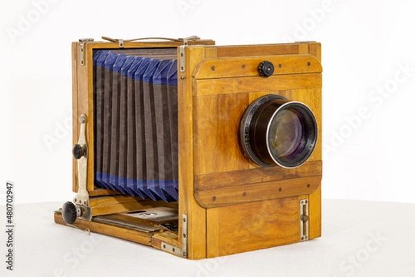 Obraz Vintage wooden camera