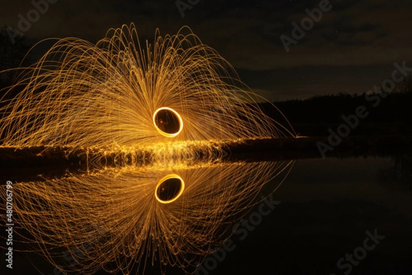 Fototapeta Stahlwolle