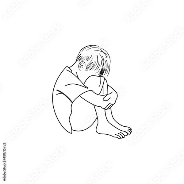 Fototapeta Sad logo icon vector