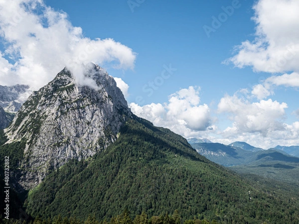Obraz Wolken am Waxenstein