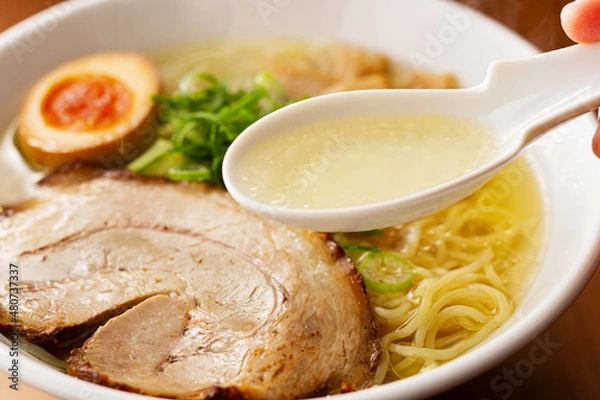 Obraz ラーメン　中華そば　塩ラーメン　中華ラーメン
