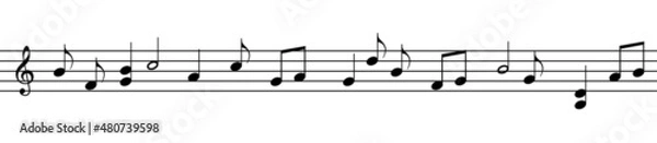 Obraz Music notes
