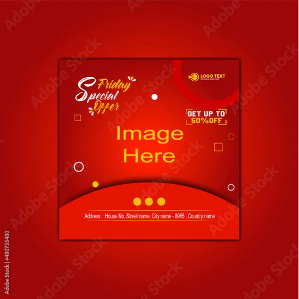 Obraz Social Media Template