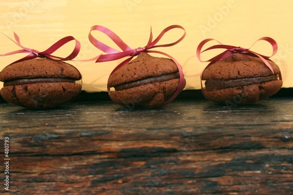 Obraz chocolate cookie treat